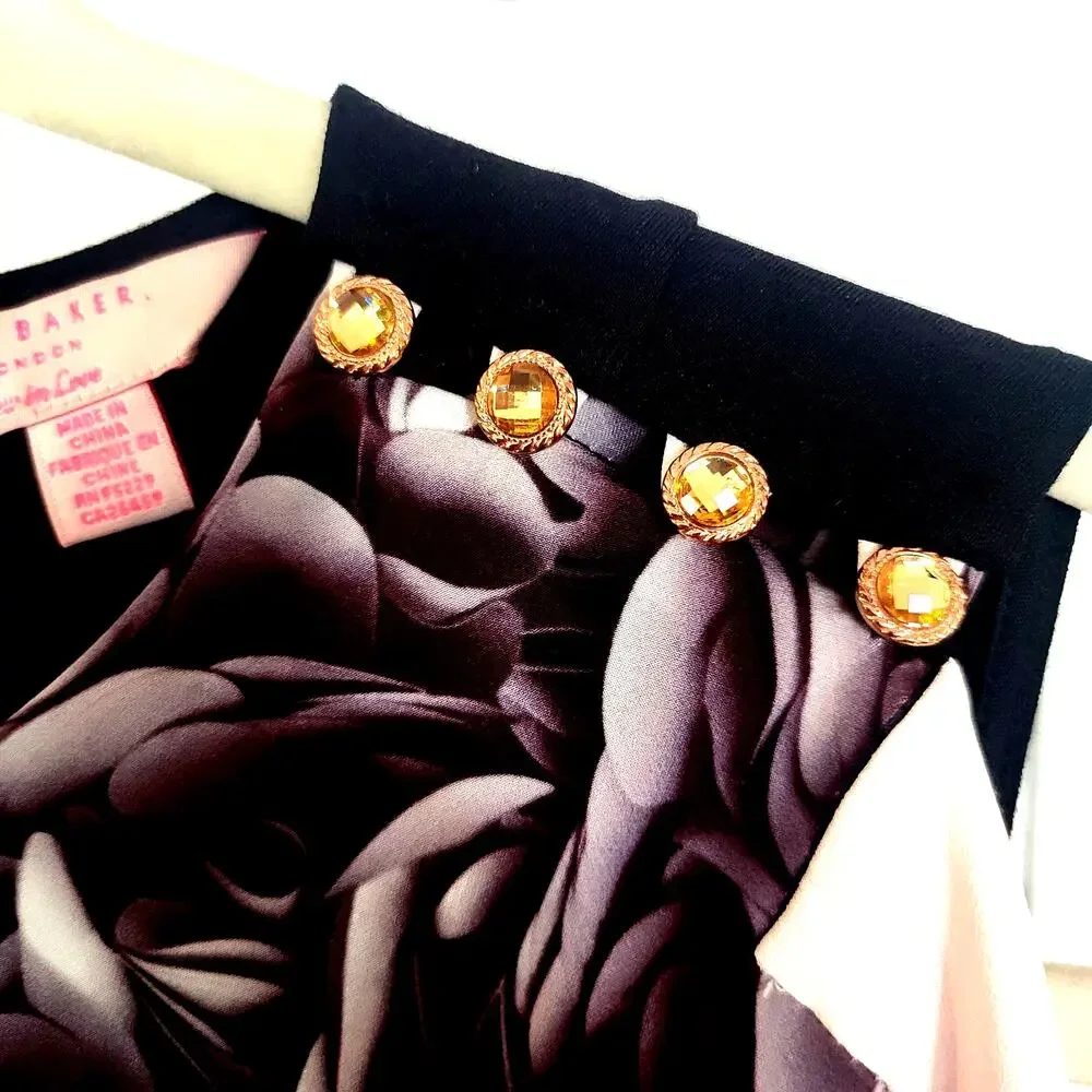 Ted Baker London Elegant Chic Formal Sew in Love Dress Women's Size 2-4  #140 - Picture 8 of 16